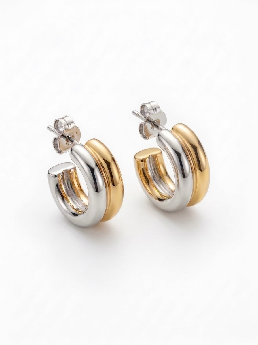 Hoops dobles bicolor