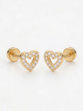 Aretes de corazón