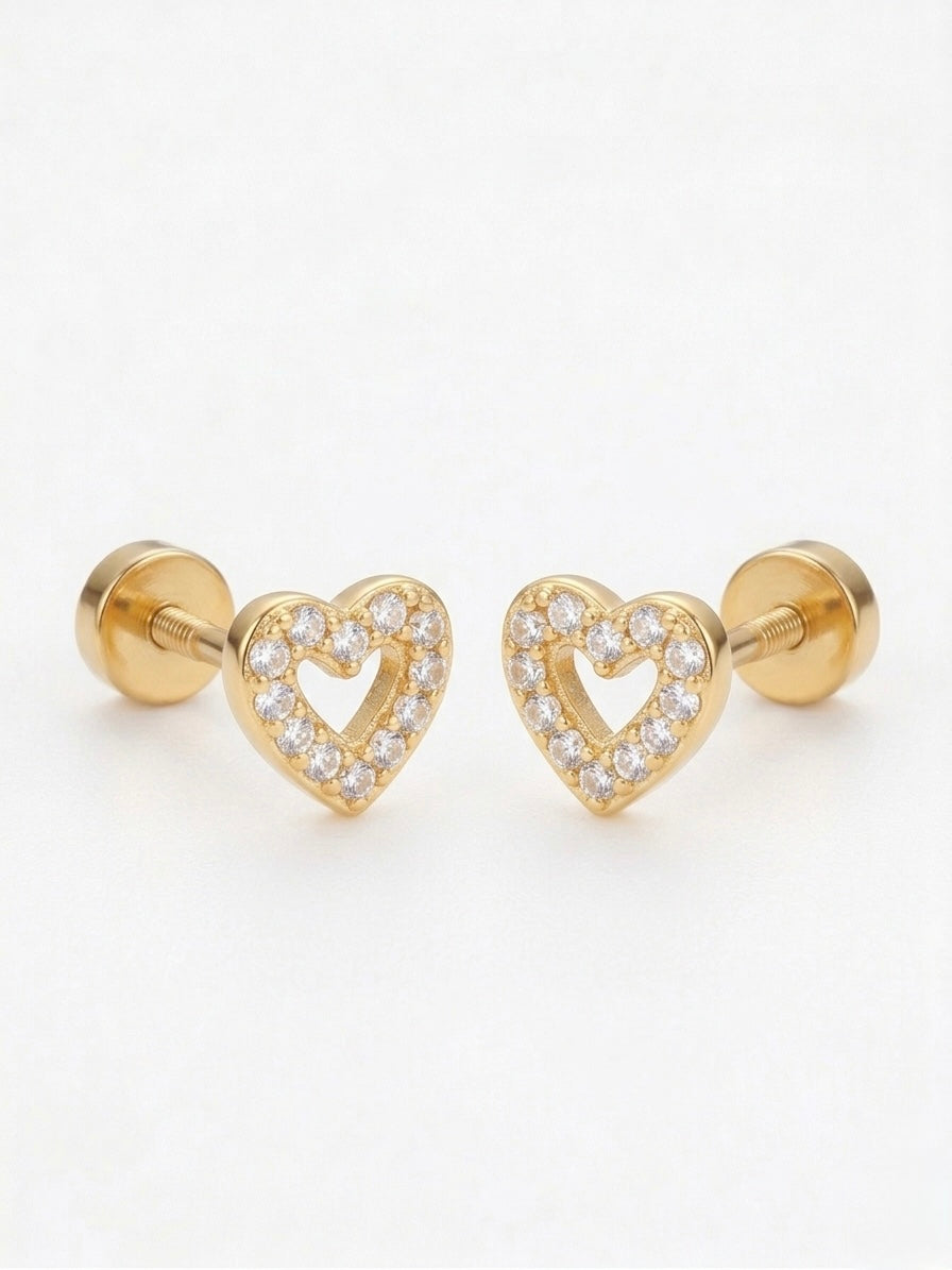 Aretes de corazón