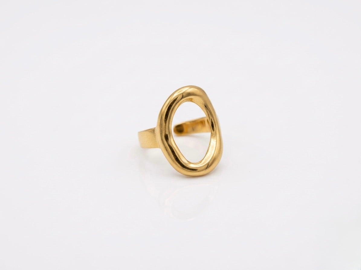 Anillo circulo irregular