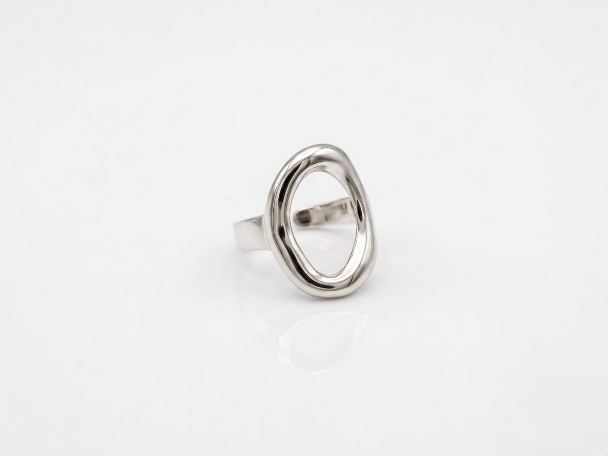 Anillo circulo irregular