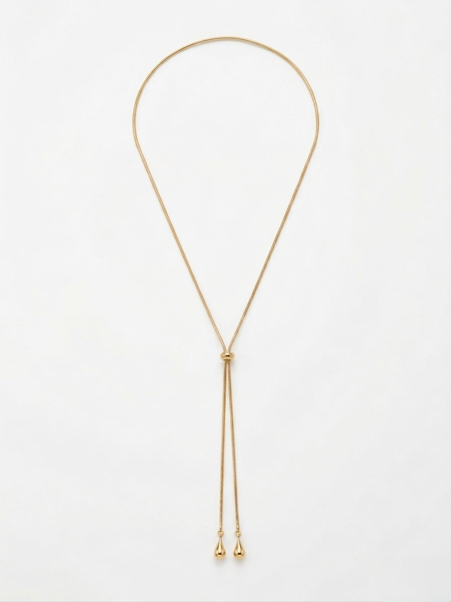 Tie necklace