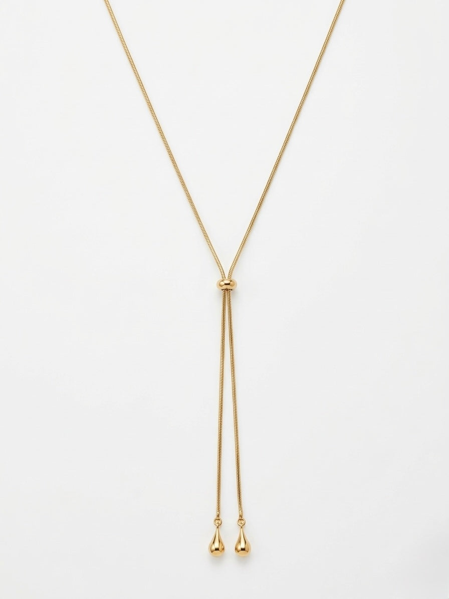 Tie necklace