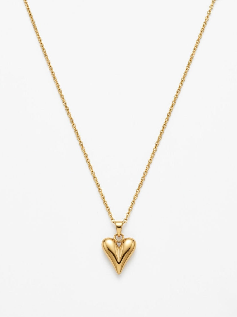 Chunky heart necklace