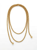 Chunky tie necklace